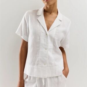 Quince - 100% European Linen Short Sleeve Shirt